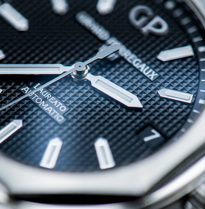 Girard-Perregaux Laureato 42mm Watch with Black Dial