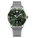 BRT Superocean Heritage B31 Automatic 44 Watch with Green Dial